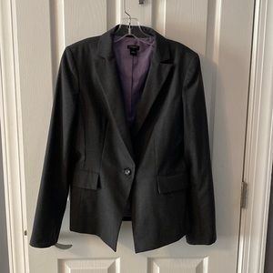 Charcoal gray Ann Taylor blazer